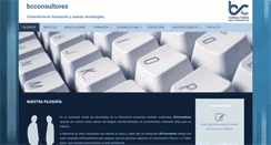 Desktop Screenshot of bcconsultores.com