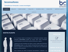 Tablet Screenshot of bcconsultores.com